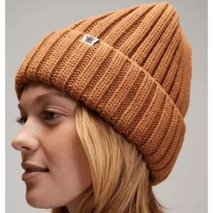 Alpine Design Tan Chunky Knit Beanie Hat Brown